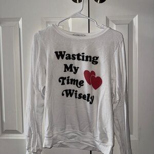 Wildfox white long sleeve